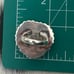 Pink Conch Oynx heart southwestern sterling silver ring