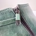 Alberto Fermani Green Boot Womens Wedge Heel Leather Round Toe Zip Up SZ 7 (37)