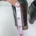 Alberto Fermani Green Boot Womens Wedge Heel Leather Round Toe Zip Up SZ 7 (37)