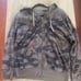 ATM Anthony Thomas Melillo Gray Camo Zip-Up Hoodie Hooded Sweater Size small