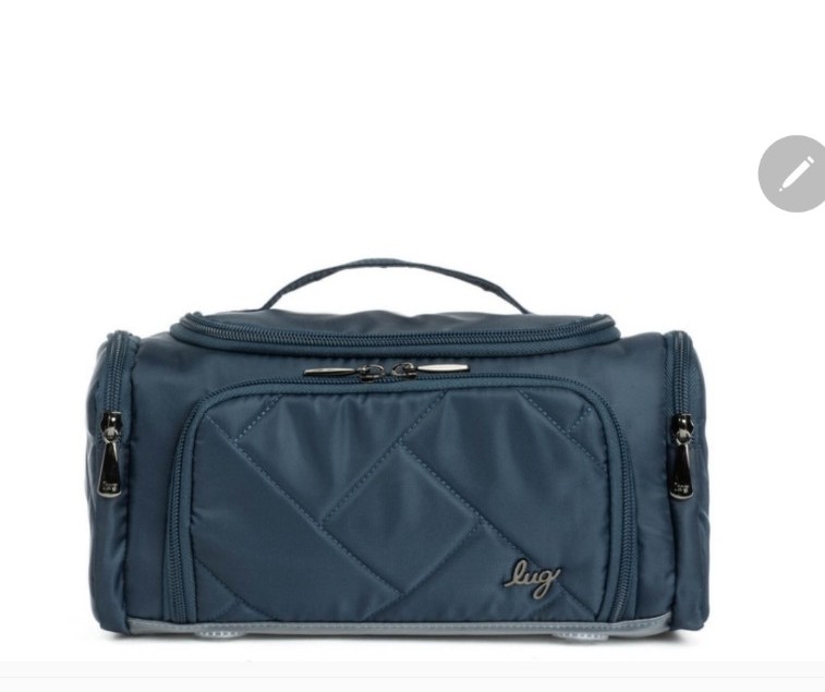 Lug medium Trolley Cosmetic Case - Indigo