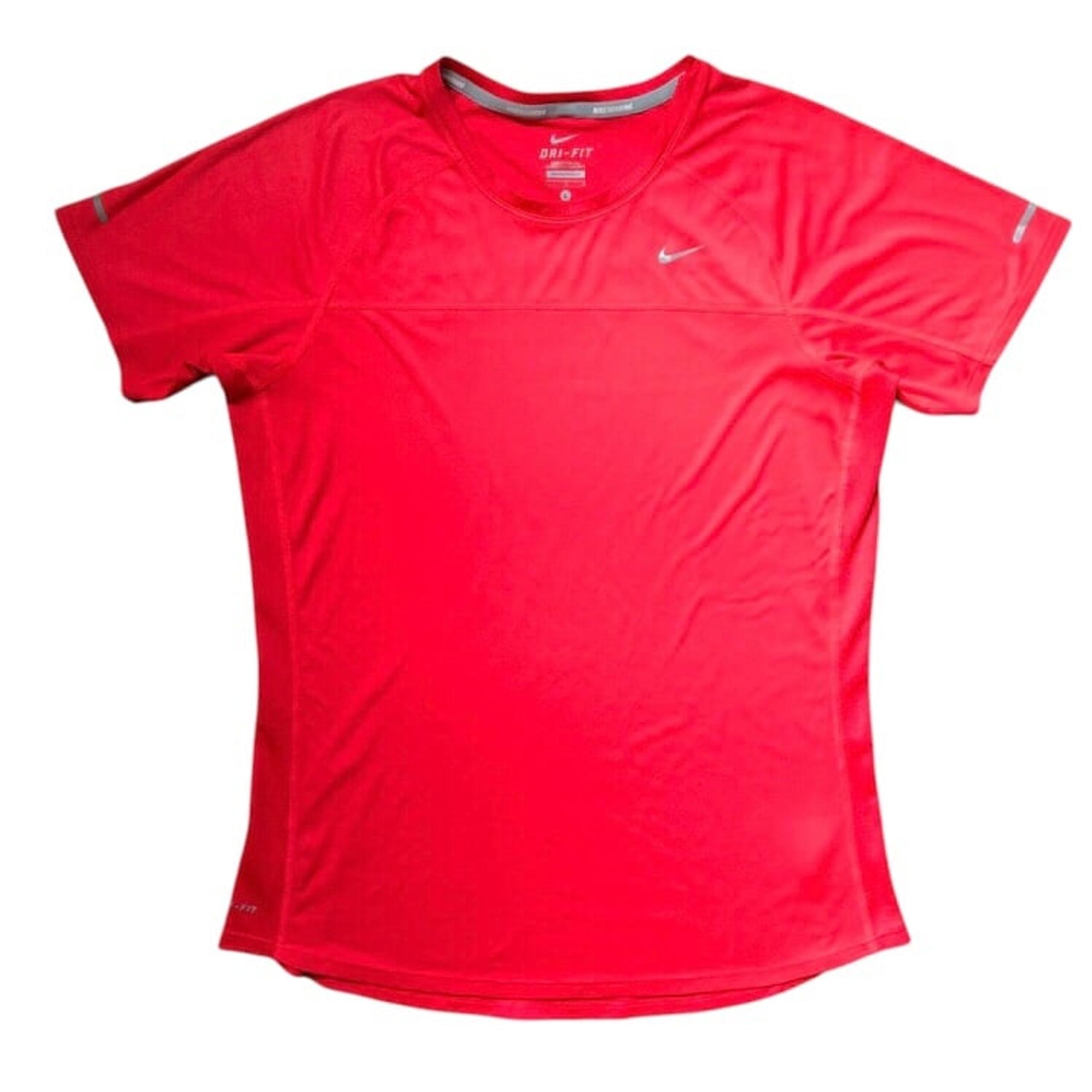 NIKE Dri-Fit Running Women’s Pink Tee Shirt Large Active Sport
