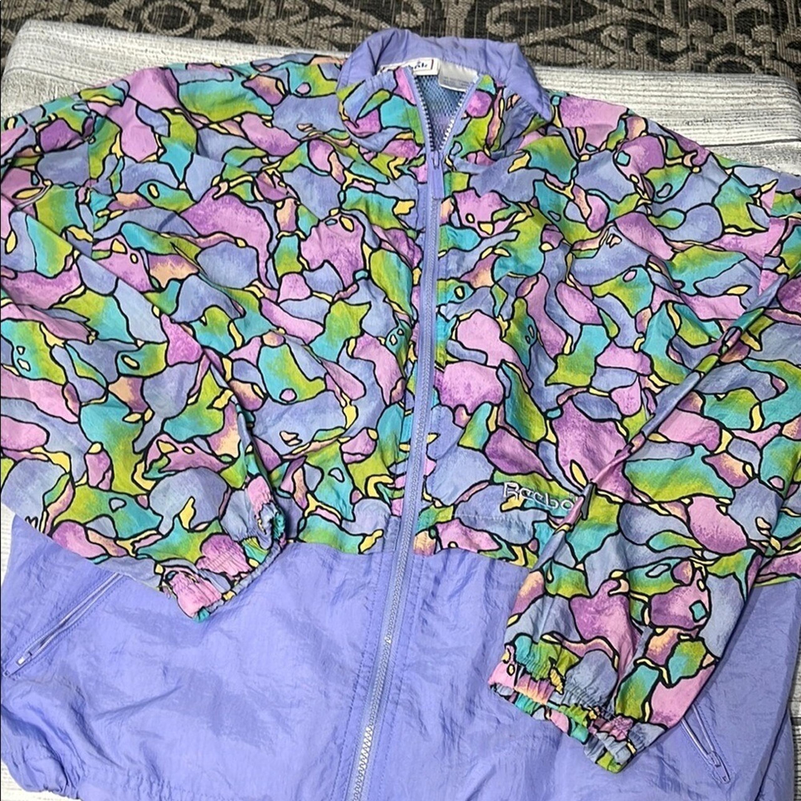 Colorful Abstract Windbreaker Jacket