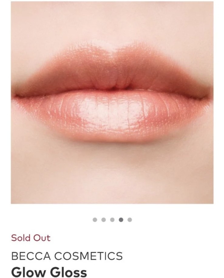 Champagne Creme Becca Glow Gloss Lipgloss BECCA COSMETICS