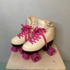 Skate Gear Quad Roller Skates Adult Sz 4