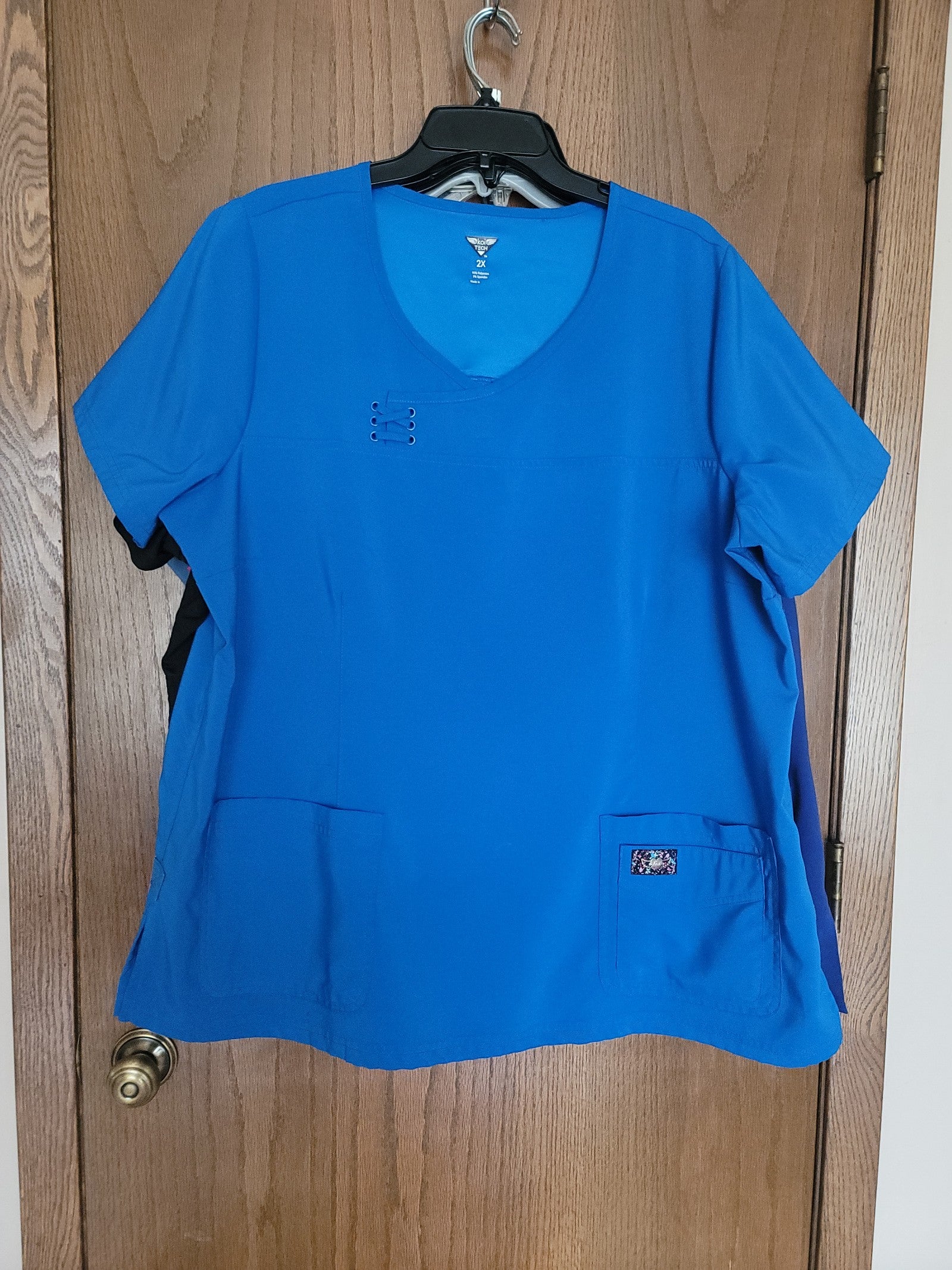 NWOT bundle of 6 stretchy medical scrub tops. Size 2XL