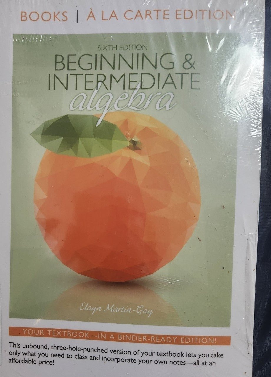 Beginning and Intermediate Alegrba Textbook