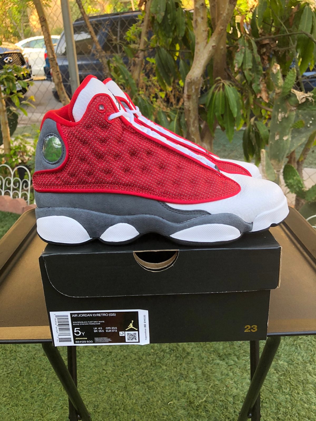 Air Jordan 13 Red Flint Size 5Y / 6.5 Women’s