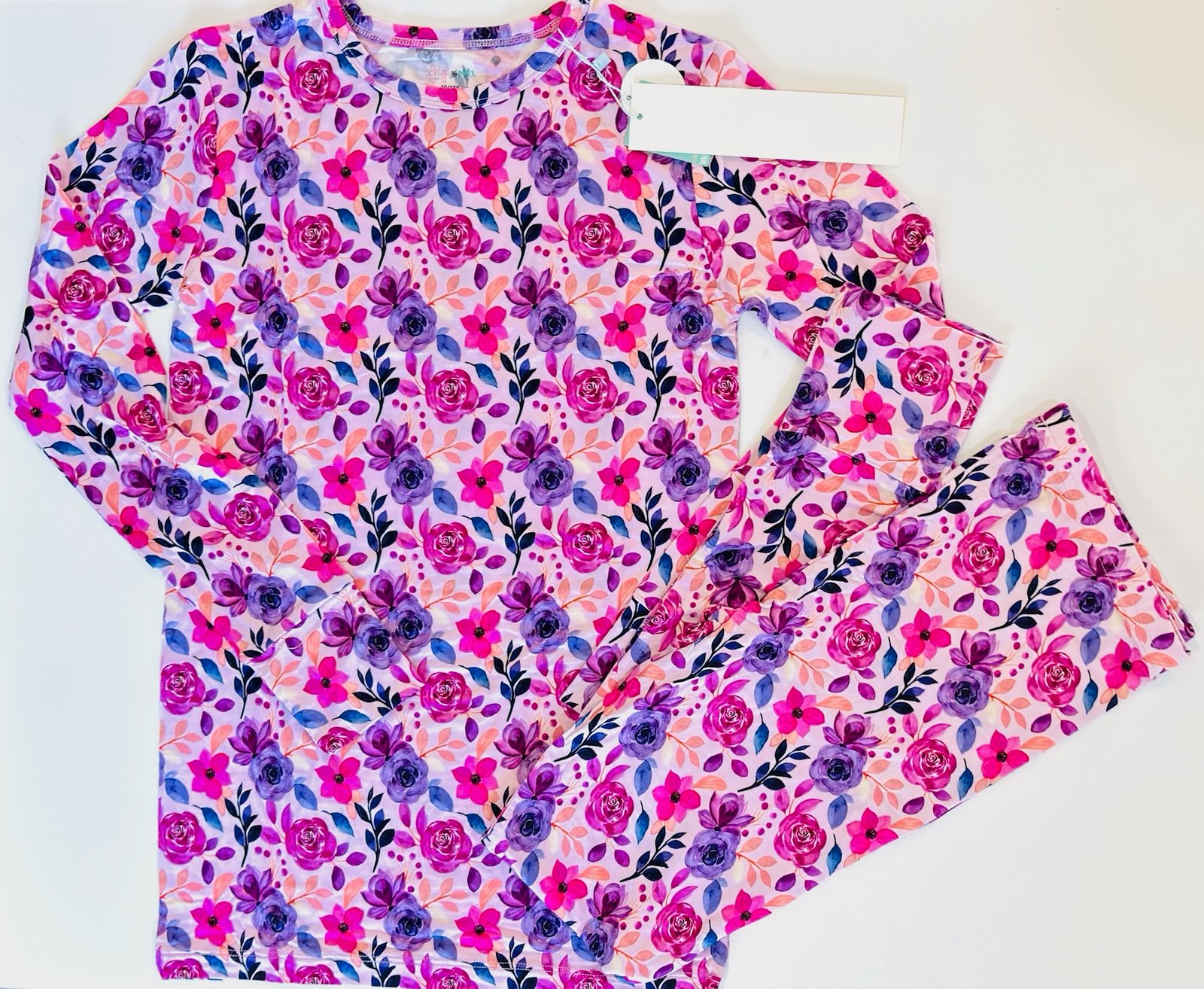 NWT Bamboo Pajama Set Size 10/12