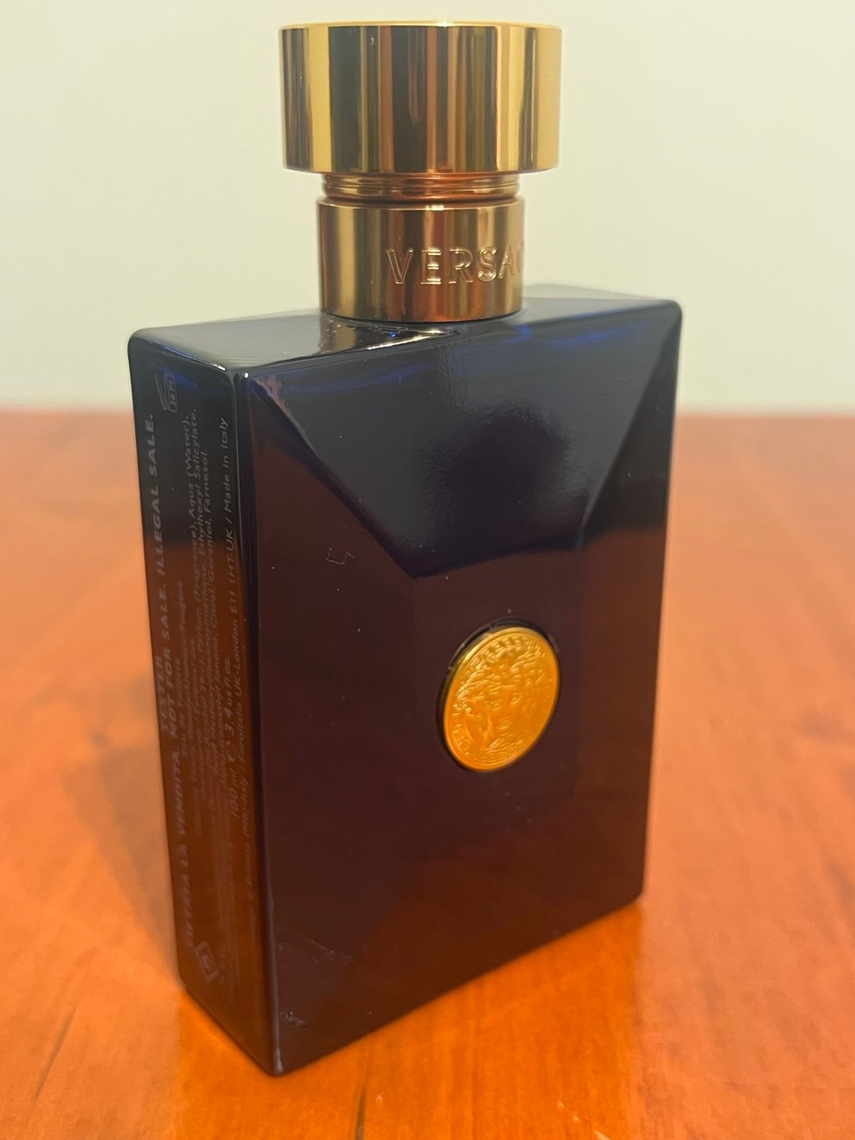 Versace Dylan Blue by Gianni Versace 3.4 oz EDT Cologne for Men New Tester.Italy