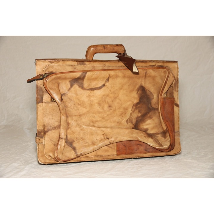 Leather Briefcase Attaché Cover & Clutch Argentina Handmade 2 Piece Luggage