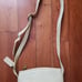 Vintage coach crossbody purse leather color ivory made in Italy