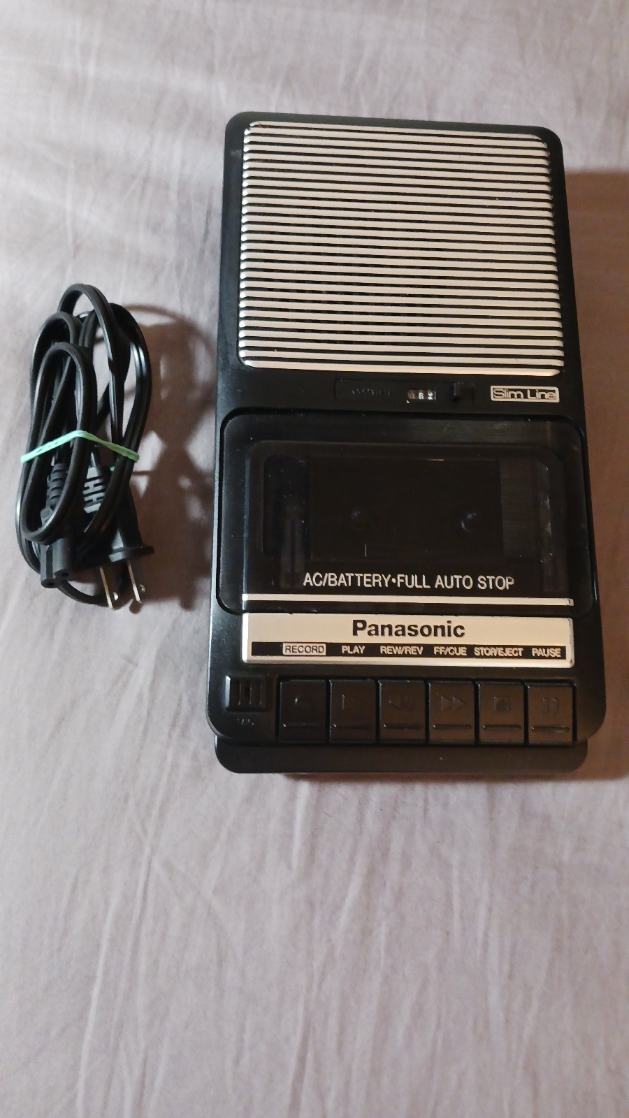 Vintage Panasonic Portable RQ-2102 Cassette Recorder