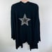 Bianca Bucciarella Black Embellished Star Wool Blend Cardigan