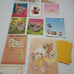 Antique Rare Cute Cats 80's letter paper stationary bundle