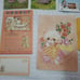Antique Rare Cute Cats 80's letter paper stationary bundle