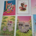 Antique Rare Cute Cats 80's letter paper stationary bundle