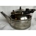 Antique 1898 Rome Metal Ware Large Nickel Plated Copper Kettle New York USA