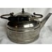 Antique 1898 Rome Metal Ware Large Nickel Plated Copper Kettle New York USA