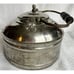 Antique 1898 Rome Metal Ware Large Nickel Plated Copper Kettle New York USA