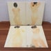 4pcs Nude Lady Japanese Watercolor Prints On Plywood Wall Decor 9”X6.5”.