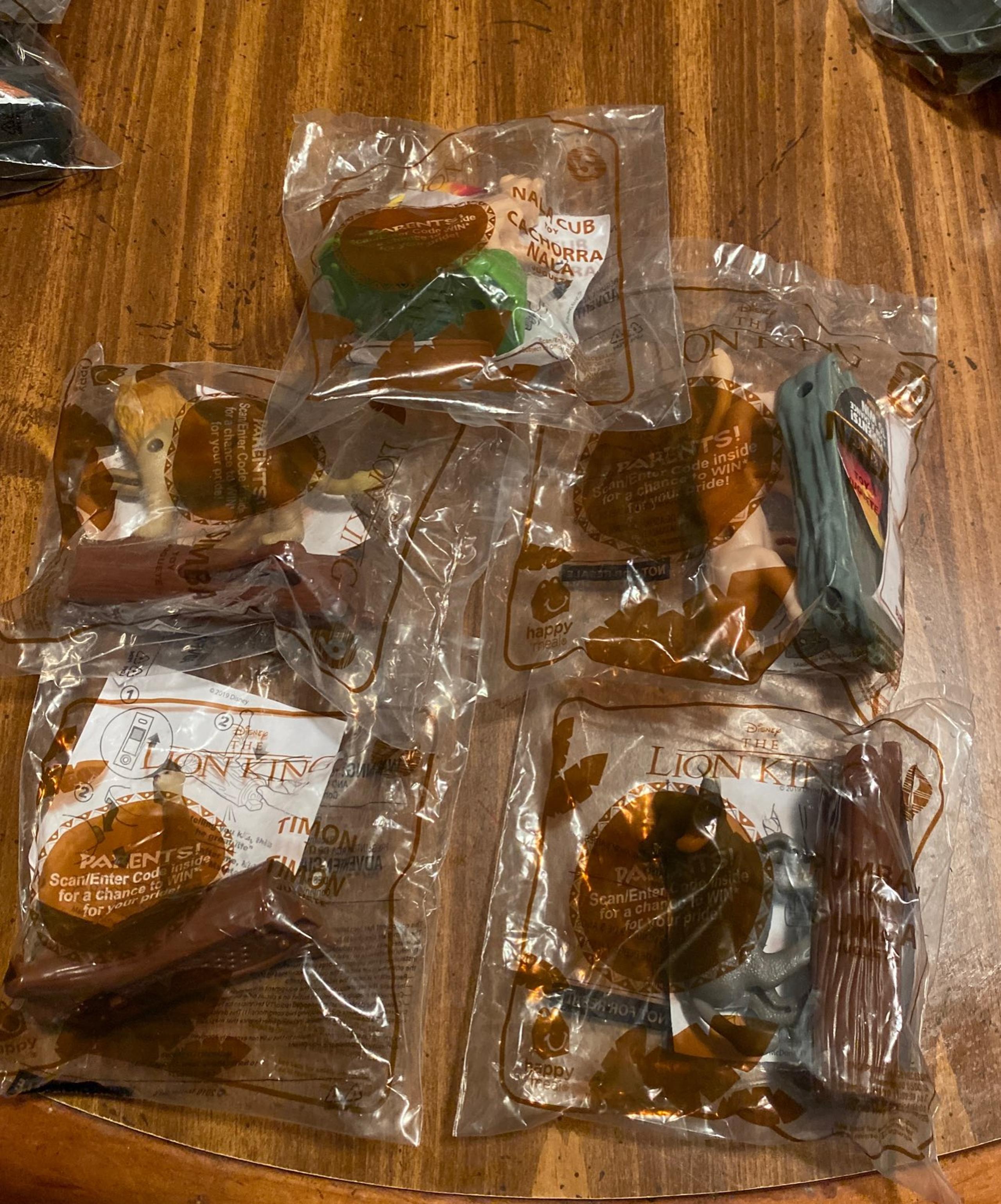 lion king mcdonalds toys