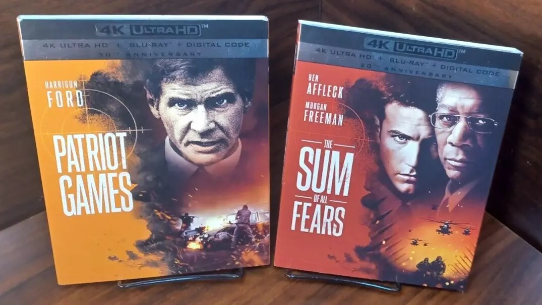 Patriot Games/Sum of all fears (4K+Blu-ray) w/Slipcover-NEW (Sealed)-Free S&H!