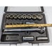 VINTAGE CRAFTSMAN 1/2 INCH DRIVE SAE SOCKET SET IN CASE USA Made Mechanics Tools