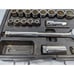 VINTAGE CRAFTSMAN 1/2 INCH DRIVE SAE SOCKET SET IN CASE USA Made Mechanics Tools