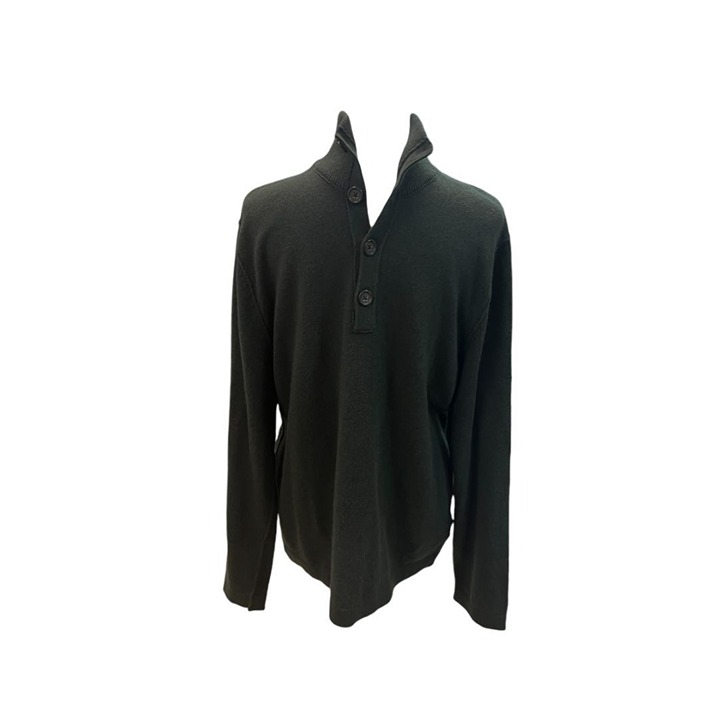 Banana Republic Hunter Green Cashmere Blend Long Sleeve Sweater SZ Large