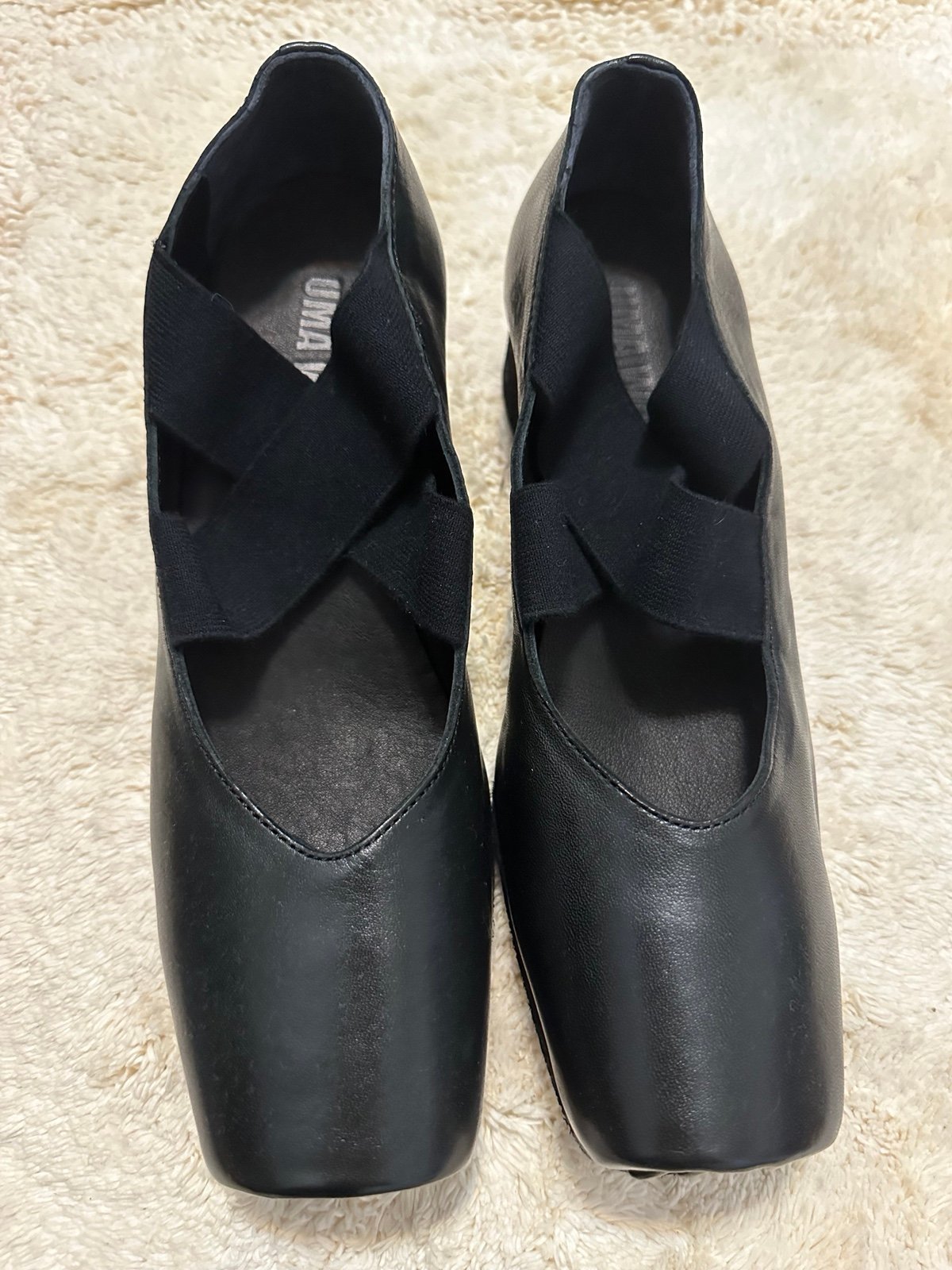 Uma Wang Cross Strap Ballerina Pumps 36 37 38 39