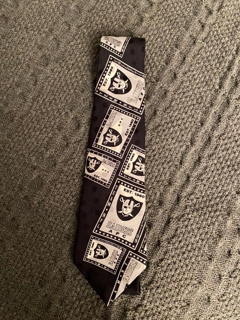 Brand New, 100% Silk, Raiders AFC Tie