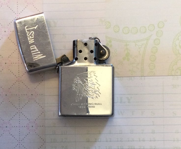 Zippo vintage lighter Wild West