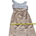 Vintage Wtoo Champagne Satin Lace Bodice Bridesmaid/Mother of the Bride Dress