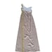 Vintage Wtoo Champagne Satin Lace Bodice Bridesmaid/Mother of the Bride Dress