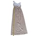 Vintage Wtoo Champagne Satin Lace Bodice Bridesmaid/Mother of the Bride Dress