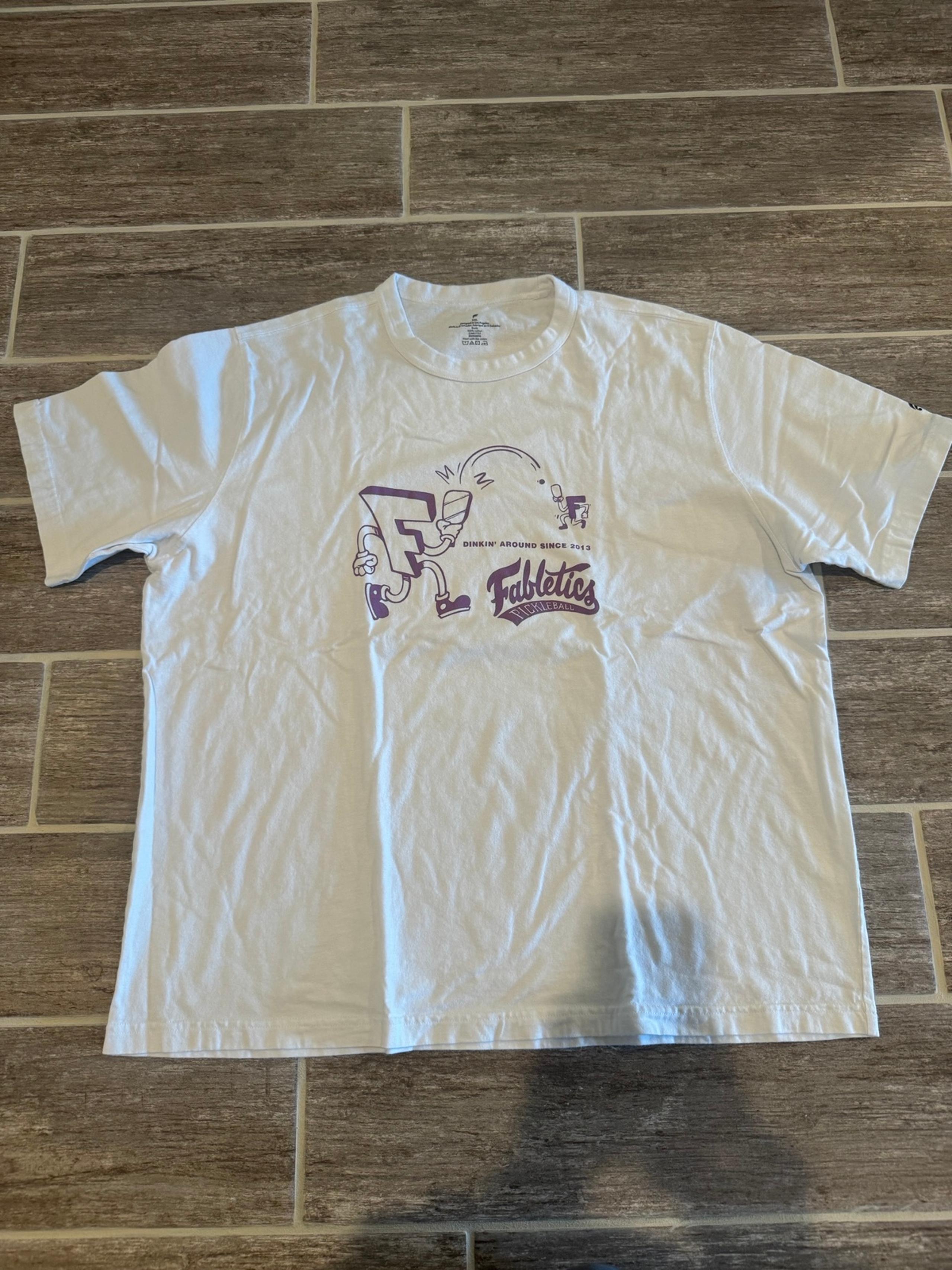 FABLETICS PICKLE BALL MENS TSHIRT TOP XXL