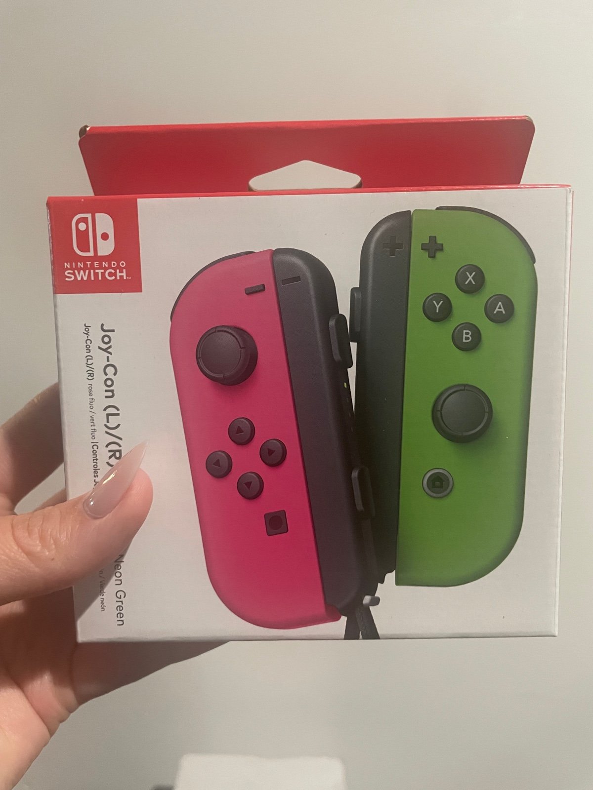 Nintendo Joy-Con (L/R) - Neon Pink / Neon Green