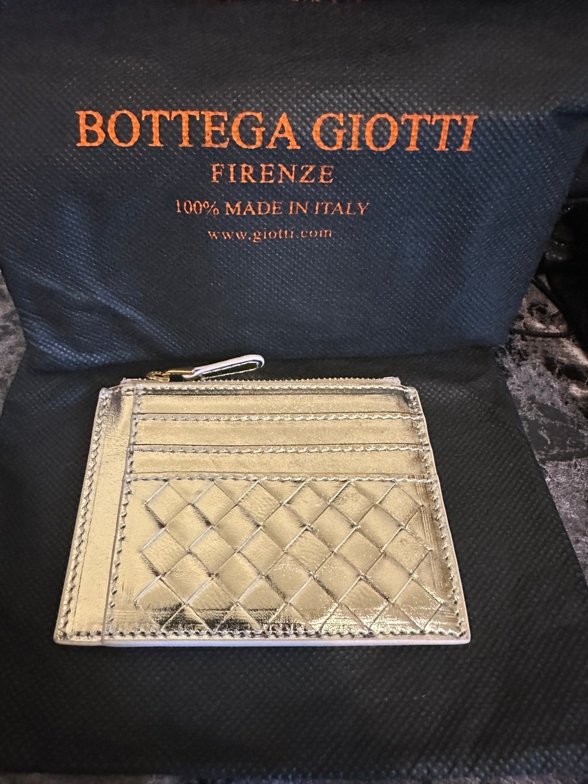 Designer cardholder wallet
