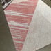 5'3 x 7'6 Feet Salmon Pink Beige Geometric Abstract Modern Handmade Area Rug