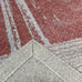 5'3 x 7'6 Feet Salmon Pink Beige Geometric Abstract Modern Handmade Area Rug
