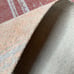 5'3 x 7'6 Feet Salmon Pink Beige Geometric Abstract Modern Handmade Area Rug