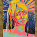 Original Painting, Surrealist Mixed Media, Acrylic on Canvas