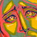 Original Painting, Surrealist Mixed Media, Acrylic on Canvas