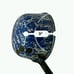 Vintage Enamel Ladle Cobalt Blue White Swirls, 12 1/2 Rare kitchen serving