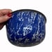 Vintage Enamel Ladle Cobalt Blue White Swirls, 12 1/2 Rare kitchen serving