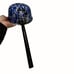Vintage Enamel Ladle Cobalt Blue White Swirls, 12 1/2 Rare kitchen serving