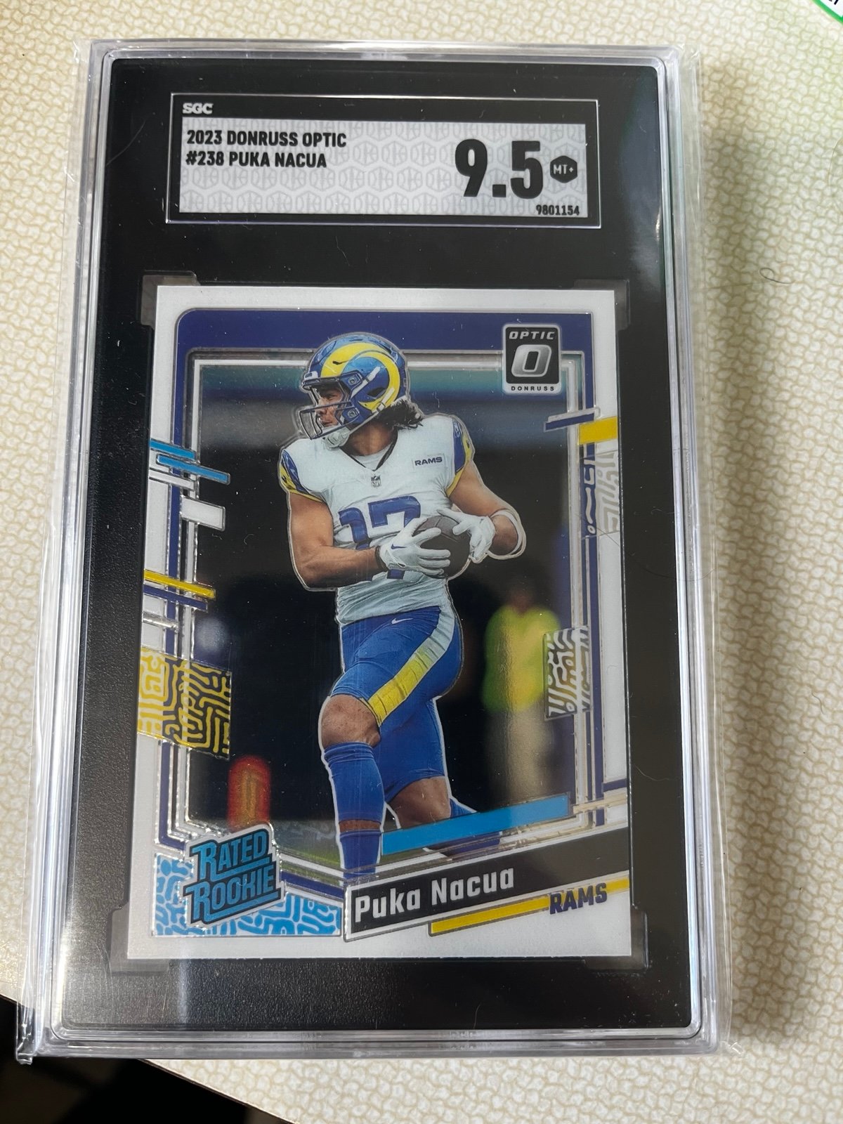 Puka Nacua rated rookie card.
