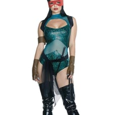 Sexy Forplay Tough Shell Green Bodysuit