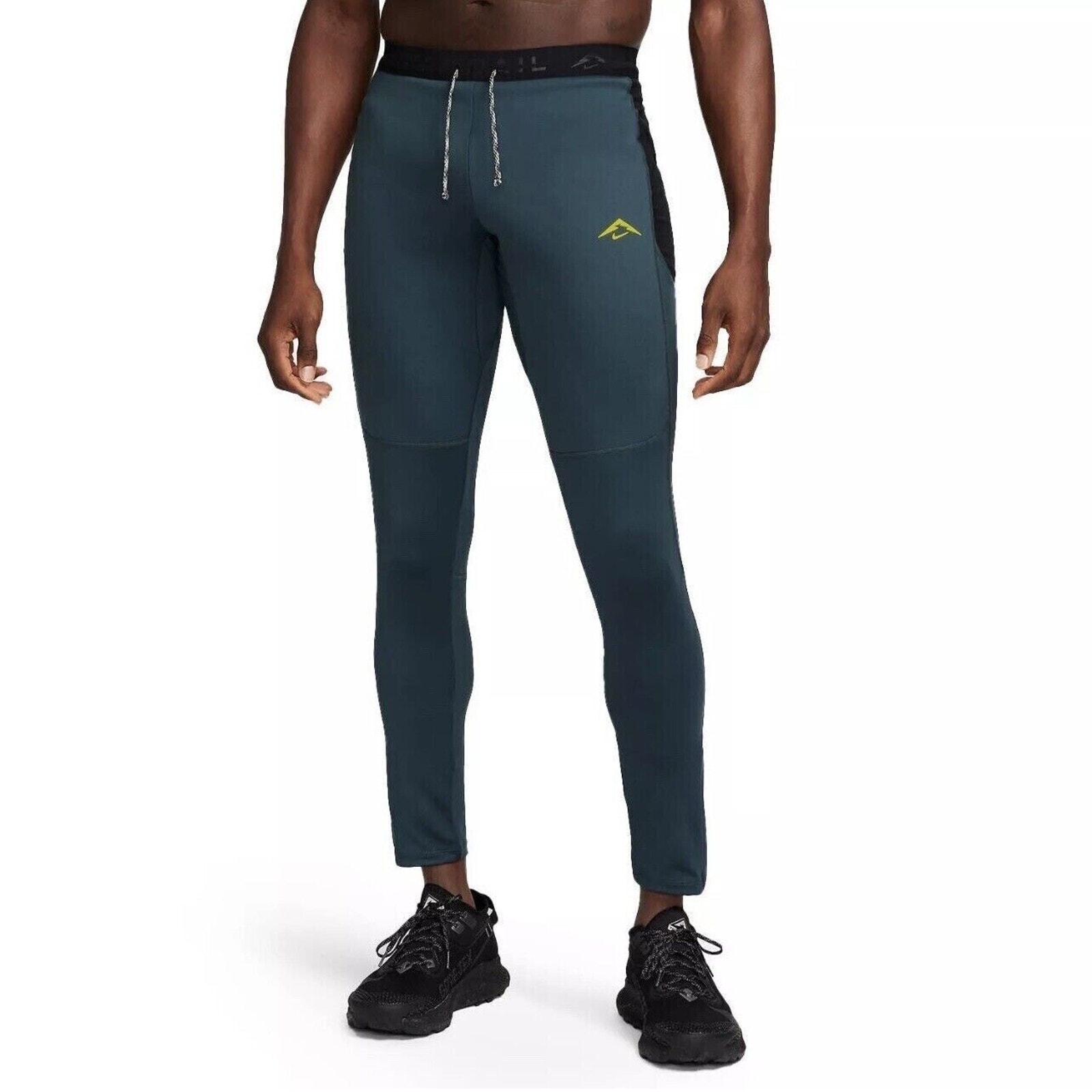 Nike Trail Lunar Ray Winterized Running Tights Hiking Men XL Green (FB8599-328)